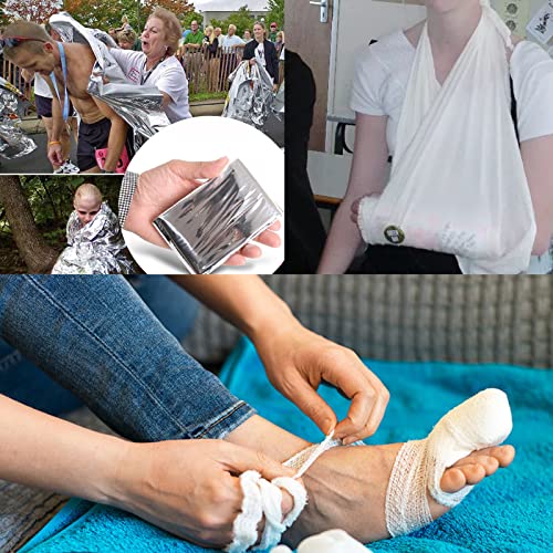 279PCS Small Travel First Aid Kit Supplies for Business, First Aid Emergency Set Backpacking Essentials Items Trauma Survival Kits for Outdoor Adventure, Black AMORNING