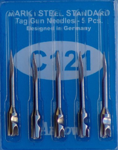 10 Arrow Tagging Gun Needles Mark I Steel Compatible with Standard Dennison Style or Any Standard Tag Guns