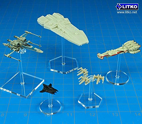 LITKO 20mm Round Flight Stands | Compatible with Bolt Action | Clear - size: 20mm