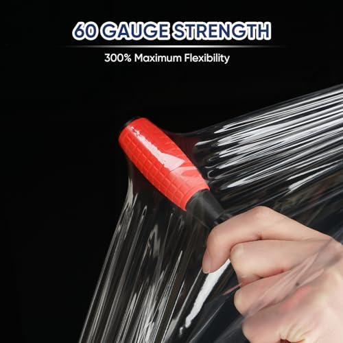TICONN Stretch Wrap Roll, 15 in x 1000 ft Plastic Wrap for Moving Furniture - style: 15''-2PK