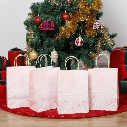 Mr. Pen- Paper Gift Bags with Handles, 32 Pack, 7.6" x 4.7" x 10.6" - color: Floral, size: 32 Pack