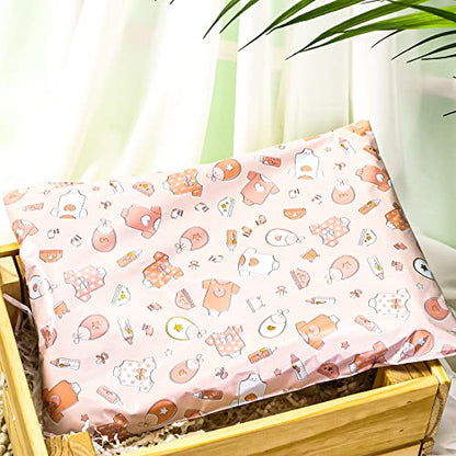 RUSPEPA Baby Poly Mailers Shipping Bags Pretty Thick Self Adhesive Mailing Envelopes, 10x13 inches, 40 Pack