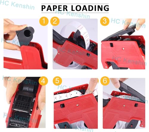 MX5500 1-Line Price Gun, Handheld Pricing Labeler for Retail - size: 1-Line