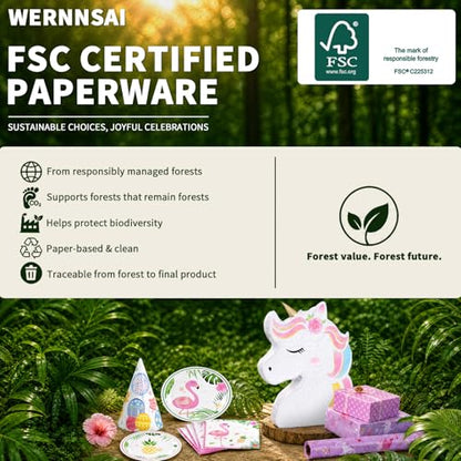 WERNNSAI Silly Goose Wrapping Paper 17 In x 33 Ft 1st Birthday Gift Wrap - color: Silly Goose