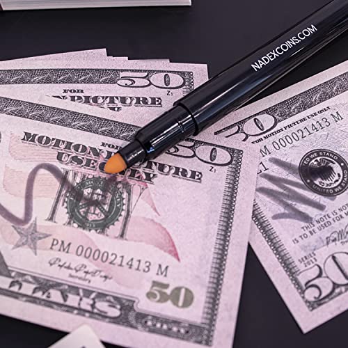 Nadex Counterfeit Pen, Easy Swipe - Gold for Real, Black for Fake, Detect Counterfeit Bills (1 Pack) - size: 1 Count (Pack of 1)