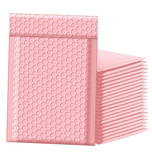 Famagic Light Pink Bubble Mailers 6x10 for Small Business, 100pc Usable 6x9 - color: Light pink, size: 6x9 100pcs