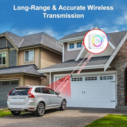 Wireless Driveway Alarm - Motion Sensor Door Chime Motion Detector