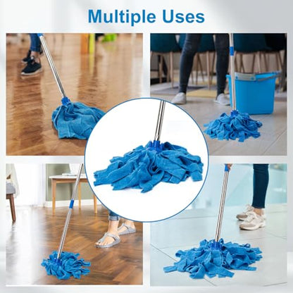 KeFanta Mop, Microfiber Cloth Mops for Floor Cleaning, 49" Long Handle