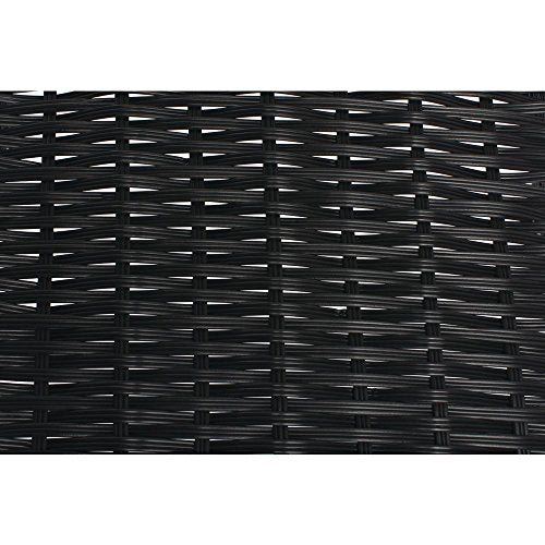 HUBERT Black Storage Basket Tapered - 7 1/2"L x 14"D x 1 1/2" to 4"H - color: Black, size: 7.5"Lx14"Dx1.5-4"H
