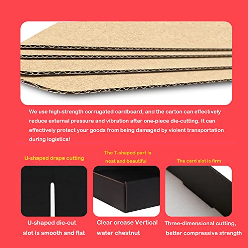 Pink Shipping Packaging MEIANJU Hard Cardboard Shipping Box Gift Wrap Boxes - color: Pink-20PCS
