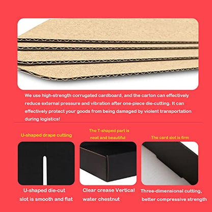 Pink Shipping Packaging MEIANJU Hard Cardboard Shipping Box Gift Wrap Boxes - color: Pink-20PCS