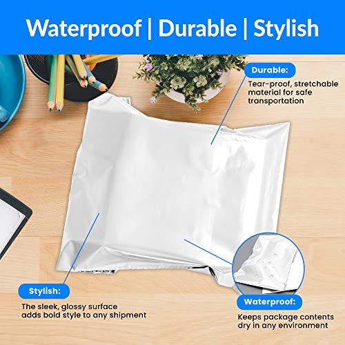 Reli. (125 Pcs) Poly Mailers 19x24", White | Self Sealing