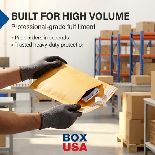 BOX USA 8 1/2 x 12" Kraft Bubble Mailers (25-Pack) - Brown Padded Envelopes, Self-Seal Shipping Bags for Small Business, Heavy Duty Cushioned Mailing Envelopes for Packaging and Shipping - size: 8-1/2x12" (25-Pack)