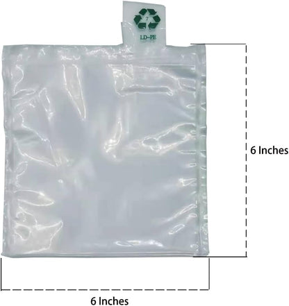 Miupoo Packaging Air Bags,Clear Plastic Inflatable Air Packaging Protector Bag with Free Pump Cushion,Air Cushion Blocking Packaging Bag,6x6 Inches,100 Pieces - size: 6x6×100 Inches