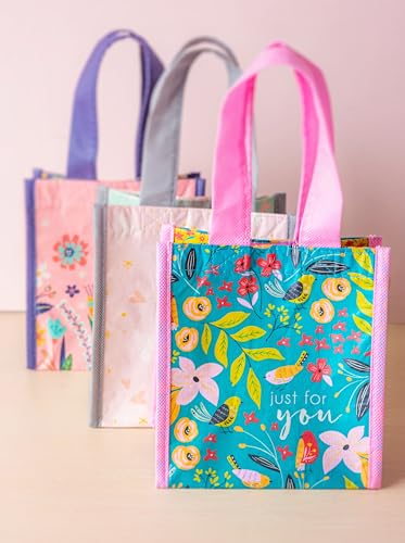Karma Small Reusable Gift Bags, Tote Bag and Gift Bag with Handles, Perfect for Birthday Gifts and Party Bags RPET 1 Dog - color: Celestial