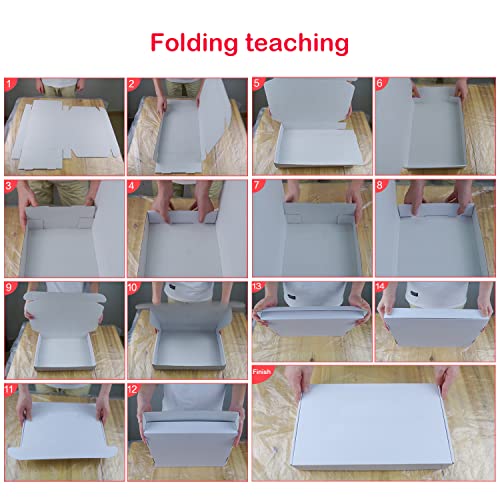 Pink Shipping Packaging MEIANJU Hard Cardboard Shipping Box Gift Wrap Boxes - color: Pink-20PCS