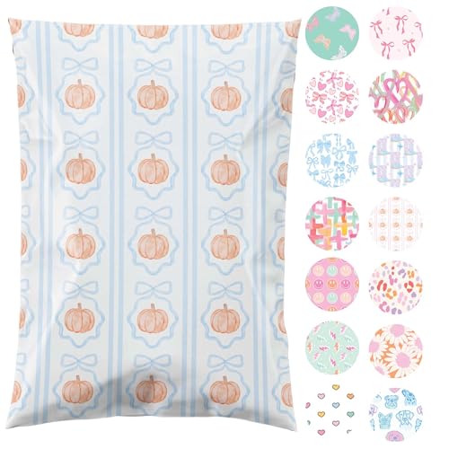 Pretty Package Store Poly Mailers 10x13, Blue Pumpkin, 100 Pack - color: Blue Pumpkins, size: 10x13