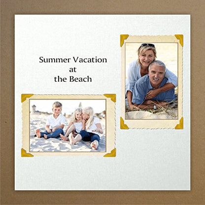400 Sheets Chipboard 20pt (Point) 6" X 6" (6X6 Inches) Square Album Picture Frame Size .020 Caliper Thick Cardboard Craft|Ship Brown Kraft Paper Board - size: 6x6 – 400 Sheets