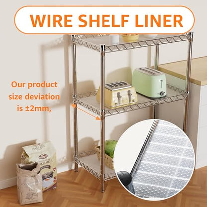 Wire Shelf Liner 16 inch: 1.2mm Thick Non-Slip 16" W x 97" L - size: 16"W x 97"L