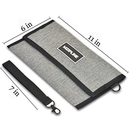 Anti-odour Waterproof Stash Bag - Scent Proof Pouch With Combination Lock for Eliminating Trapping Stink & Smelly Discreet Accessories - color: Grey
