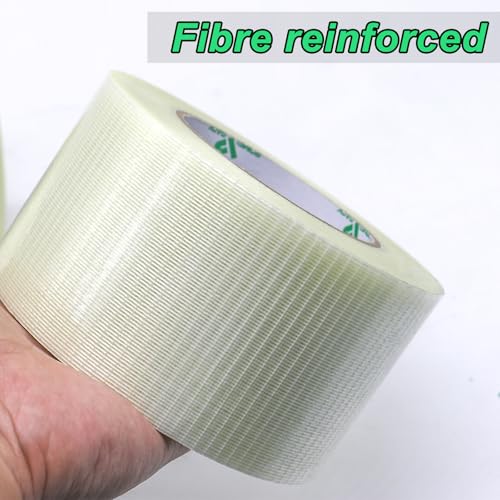 BOMEI PACK 1 Pack Reinforced Filament Packing Tape 6.7Mil x 3 inch x 60yds