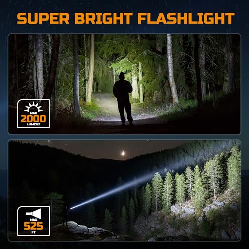 EverBrite 2000LM Rechargeable LED Flashlight with Magnetic Function