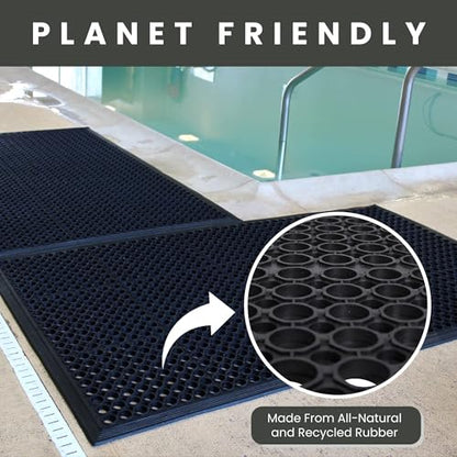 Envelor Anti Fatigue Bar Mat, Non Slip Kitchen Floor Door Mat, 24 x 36 in - size: 36"L x 24"W x 0.5"Th