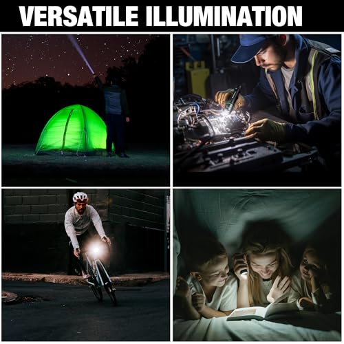 Arrow Rechargeable Bright LED Flashlights 1000 Lumens with 4 Lighting Modes