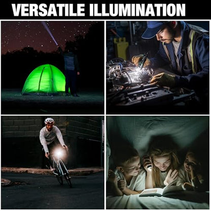 Arrow Rechargeable Bright LED Flashlights 1000 Lumens with 4 Lighting Modes