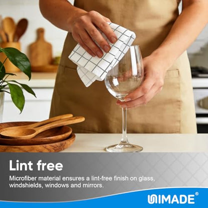 UNIMADE Microfiber Cleaning Cloths, 100 Sheets Kitchen Towels & Dish Cloths - color: Brid Pattern