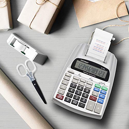 24 Pack 2 1/4" x 98 ft Adding Machine/Calculator Rolls Adding Machine Tape Paper Receipt Paper for Cash Registers, Printing Calculators