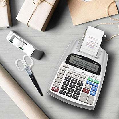 24 Pack 2 1/4" x 98 ft Adding Machine/Calculator Rolls Adding Machine Tape Paper Receipt Paper for Cash Registers, Printing Calculators