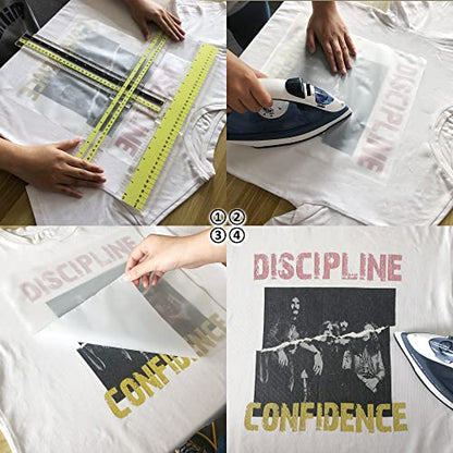 Movable T-Shirt Alignment Ruler Guide Tool for Heat Press