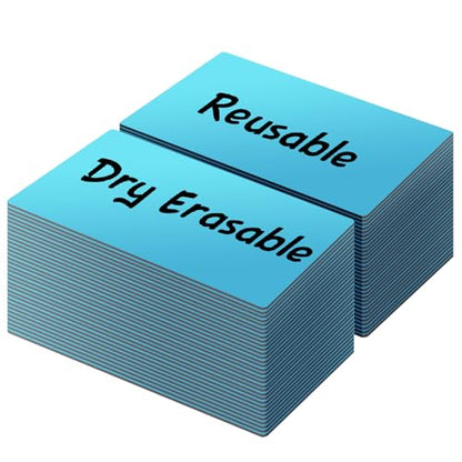 LLPT Dry Erase Magnetic Labels 2" x 4" 50 Packs Blue (DML2040BL) - color: Blue, size: 2" x 4"