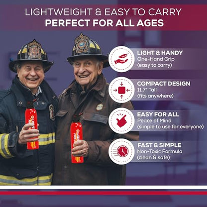 Fire Extinguisher Spray for Vehicle & Home 620ml 2 Count, Car Fire Extinquishers, Prevent Re-lgnition, Best Suitable for Kitchen,The House Car Truck Boat Water-Based Mini Fire Extinguishers - size: 2PCS
