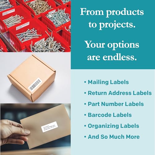 Premium Label Supply White Sticker Return Address Labels – 1-3/4" x 2/3" – Laser/Inkjet Compatible – (60 per Sheet), 1000 Sheets – 60,000 Total Adhesive Labels - size: 60000 Labels