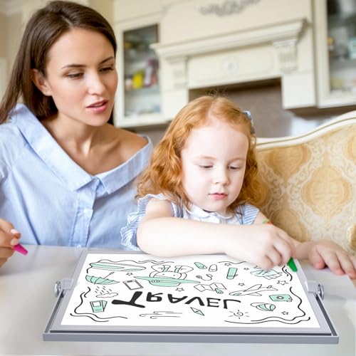 Dry Erase White Board,16X12IN Magnetic Desktop Whiteboard Calendar - size: 12"W x 16"H