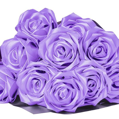 Mauproy Lavender Purple Satin Ribbon, 1-1/2 Inch, 50 Yards - color: Lavender