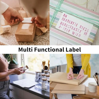 BESTEASY 3-1/3 X 4 Inches Shipping Address Labels, Thermal Sticker Labels, 6 up Self Adhesive Sticker for Laser and Inkjet Printer, 500 Sheets 3000 Labels - size: 500 sheets, style: 6 up-3-1/3" x 4"