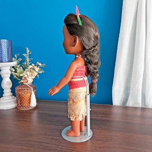 Plymor DSP-60S Silver Adjustable Doll Stand, Pack of 6 - color: Silver