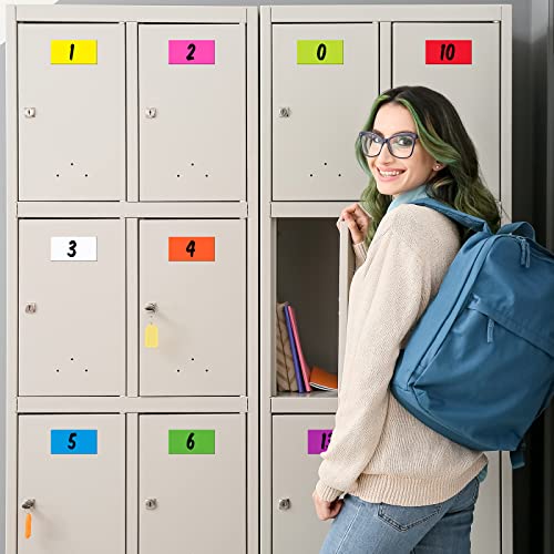 Mimorou 60 Pack 3 Sizes Dry Erase Magnetic Labels for Whiteboard, Rainbow