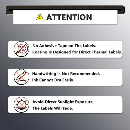 BETCKEY - 1.5" x 0.5" (38 mm x 13 mm) Thermal Labels, [20 Roll/47000 Labels]