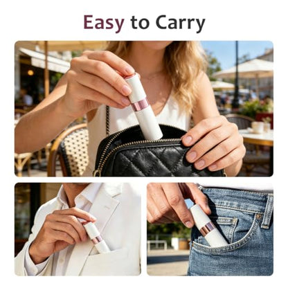 LISAPACK 8ml Travel Perfume Bottle Refillable, 3 PCS Cologne Atomizer Spray - color: 3 white