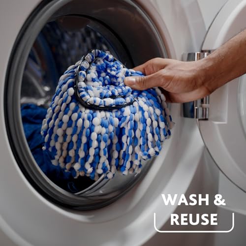 O-Cedar RinseClean Spin Mop & Bucket System + 1 Extra Mop Head | Clean with Clean Water | Removes 99% of Bacteria - color: Rinseclean Spin Mop & Bucket + 1 Extra Refill