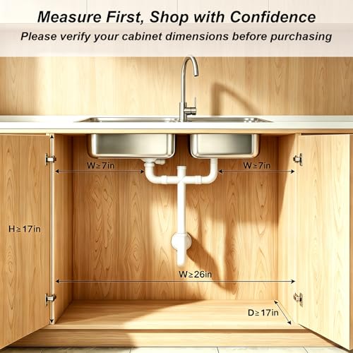 2 Pack Under Sink Organizer, 3-Tier Pull Out Cabinet Organizer and Storage - color: 3-Tier-Black