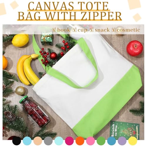 Epakh Canvas Tote Bags Bulk 18.5 x 15 In - color: Bright Color