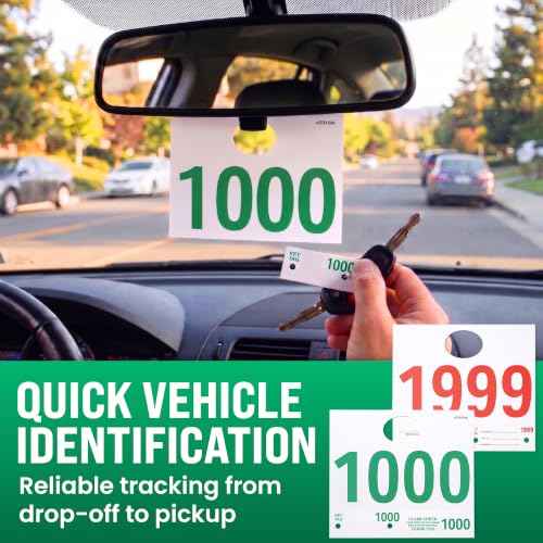 Automotive Service Tag Numbers Dispatch Numbers (1000-1999) - size: 1000-1999