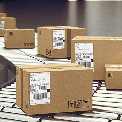 OausTect 4x6 Shipping Label 20000 Fanfold Labels for Rollo, Zebra Direct Thermal Printer, with Perforations - 20 Stack (20 Stack/20000 Labels) - size: 20000 Labels