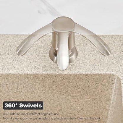 GAGALIFE Kitchen Sink Soap Dispenser - Brushed Nickel, G080BN-G - color: Brushed Nickel, size: with Hose