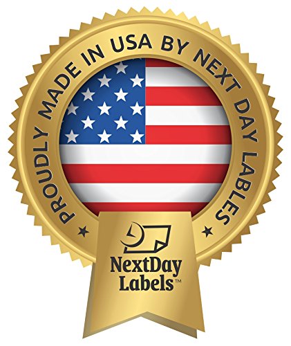 NextDayLabels 500 Rectangle Stickers, Color Coding Labels Roll, (3" x 5") - color: White